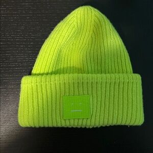 Acne studios neon Beanie